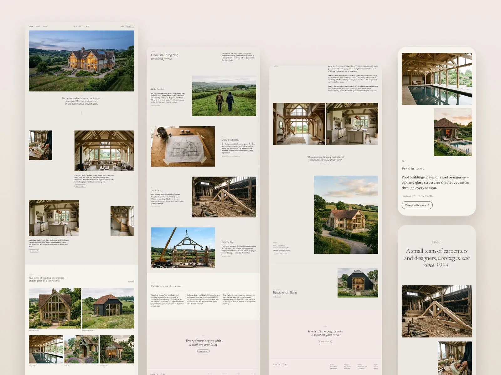 Sulis Oak page overview